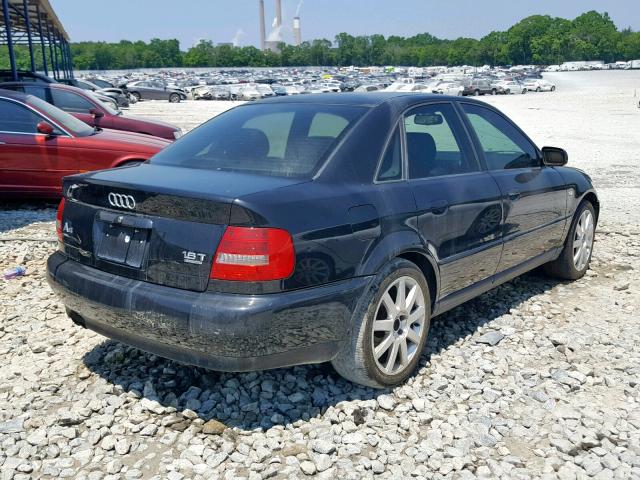 WAUDC68D81A122780 - 2001 AUDI A4 1.8T QU BLACK photo 4