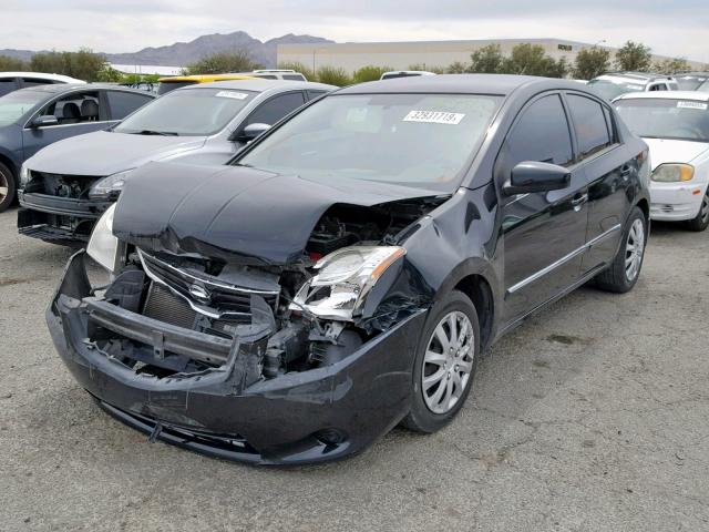 3N1AB6AP0CL754491 - 2012 NISSAN SENTRA 2.0 BLACK photo 2