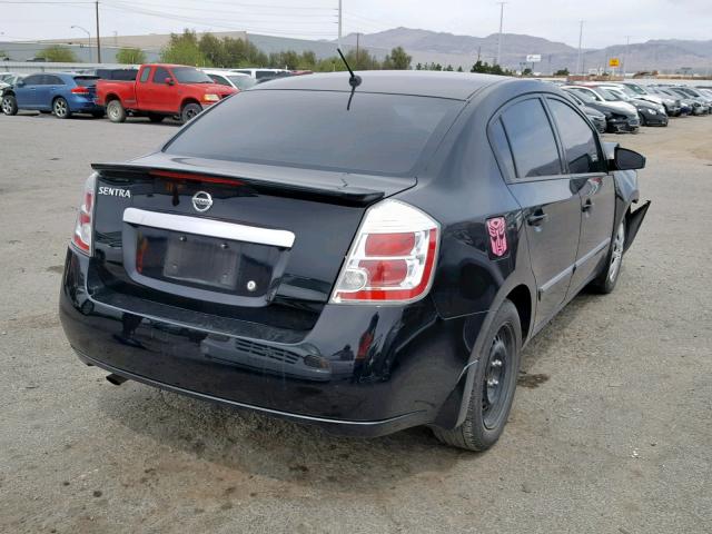 3N1AB6AP0CL754491 - 2012 NISSAN SENTRA 2.0 BLACK photo 4