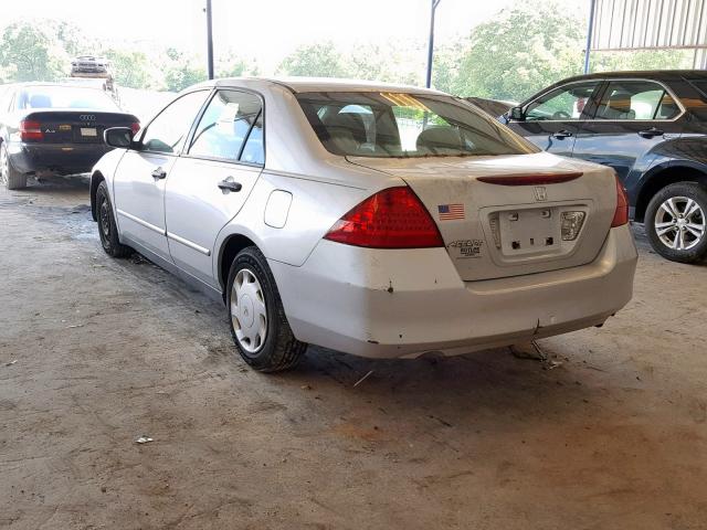 1HGCM56166A125118 - 2006 HONDA ACCORD VAL SILVER photo 3