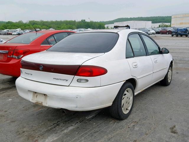 1MELM13P6VW647716 - 1997 MERCURY TRACER LS WHITE photo 4