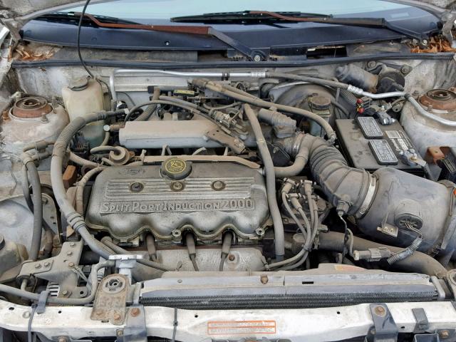 1MELM13P6VW647716 - 1997 MERCURY TRACER LS WHITE photo 7