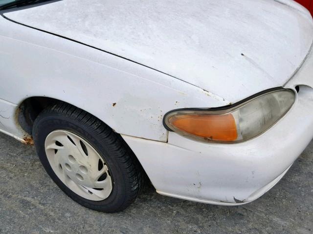 1MELM13P6VW647716 - 1997 MERCURY TRACER LS WHITE photo 9