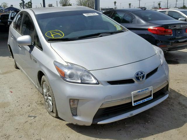 JTDKN3DP8C3011978 - 2012 TOYOTA PRIUS PLUG SILVER photo 1