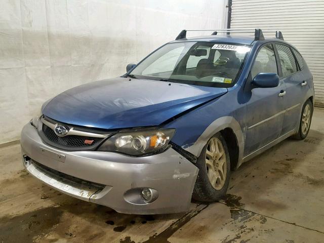 JF1GH6D69AH818585 - 2010 SUBARU IMPREZA OU BLUE photo 2