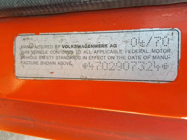 4702907324 - 1970 PORSCHE 914 ORANGE photo 10