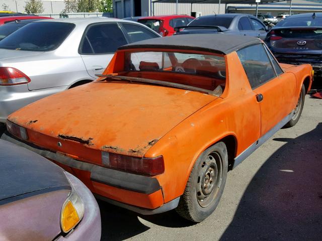 4702907324 - 1970 PORSCHE 914 ORANGE photo 4