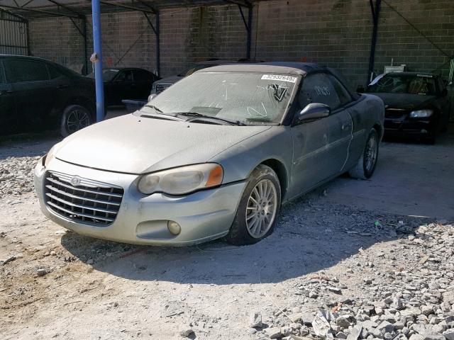 1C3EL55R45N590008 - 2005 CHRYSLER SEBRING TO GREEN photo 2