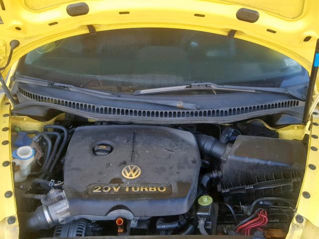 3VWCD31CX4M415998 - 2004 VOLKSWAGEN NEW BEETLE ყვითელი ფოტო 7