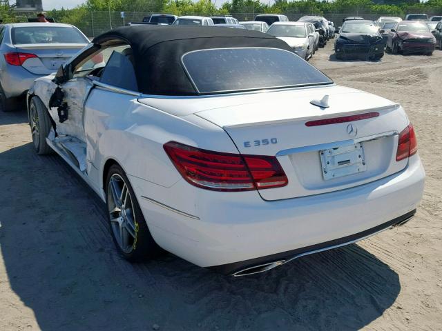 WDDKK5KF4EF238610 - 2014 MERCEDES-BENZ E 350 WHITE photo 3