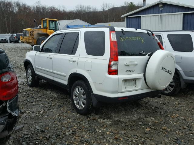 SHSRD78935U314153 - 2005 HONDA CR-V SE WHITE photo 3