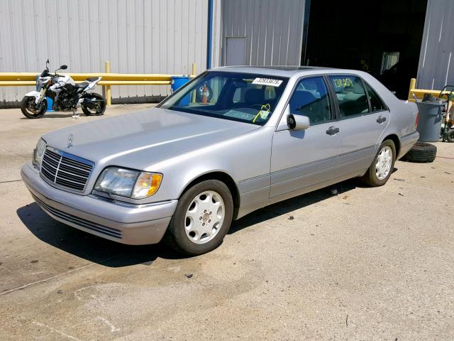 WDBGA43E6TA294530 - 1996 MERCEDES-BENZ S 420 SILVER photo 2