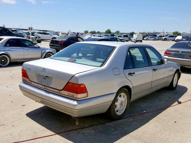 WDBGA43E6TA294530 - 1996 MERCEDES-BENZ S 420 SILVER photo 4