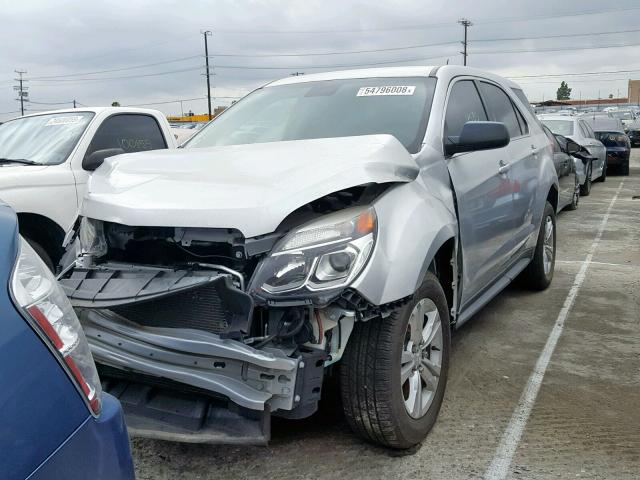 2GNALBEK0G1164114 - 2016 CHEVROLET EQUINOX LS SILVER photo 2