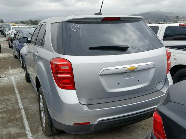 2GNALBEK0G1164114 - 2016 CHEVROLET EQUINOX LS SILVER photo 3