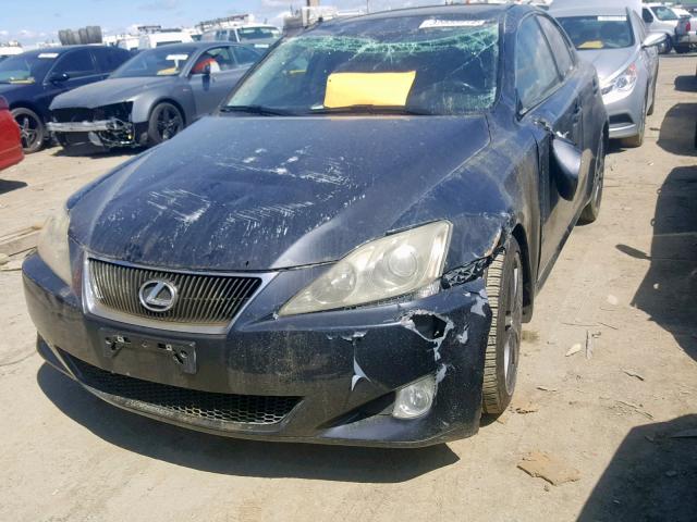 JTHBK262562008629 - 2006 LEXUS IS 250 BLACK photo 2