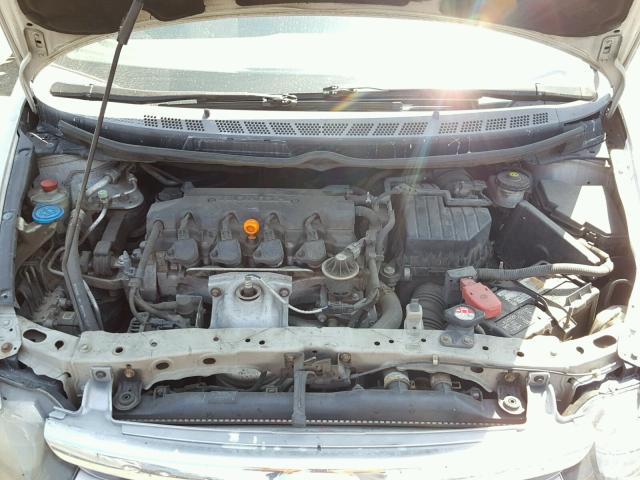 2HGFA16948H310020 - 2008 HONDA CIVIC EXL SILVER photo 7