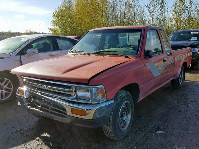 JT4RN93S9K0006845 - 1989 TOYOTA PICKUP 1/2 RED photo 2