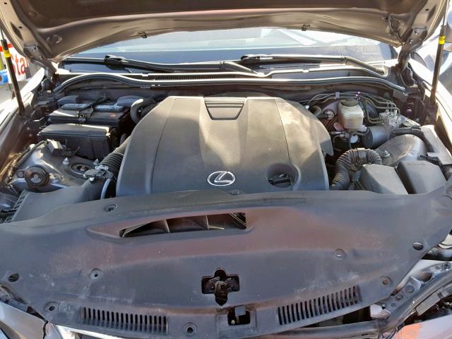 JTHBF1D21E5035177 - 2014 LEXUS IS 250 GRAY photo 7