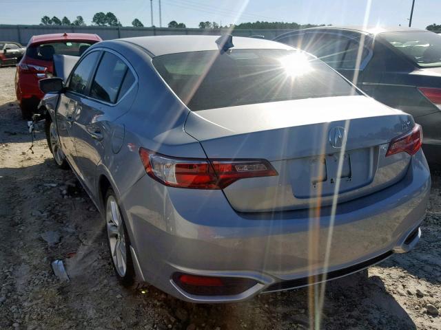 19UDE2F71HA009378 - 2017 ACURA ILX PREMIU SILVER photo 3