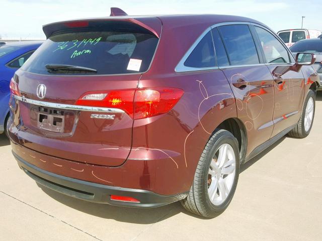 5J8TB3H51DL001883 - 2013 ACURA RDX TECHNO PURPLE photo 4