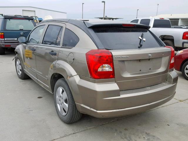 1B3HB28BX7D231622 - 2007 DODGE CALIBER GOLD photo 3