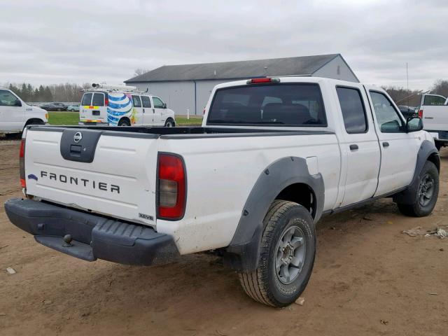 1N6ED29X72C350049 - 2002 NISSAN FRONTIER C WHITE photo 4