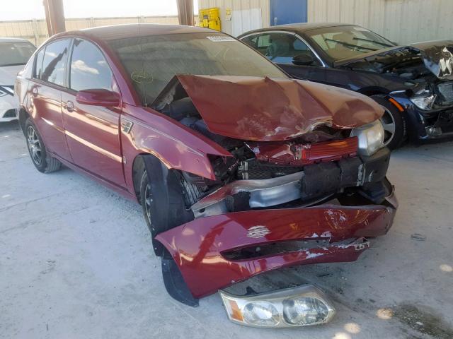 1G8AJ52FX4Z195407 - 2004 SATURN ION LEVEL BURGUNDY photo 1