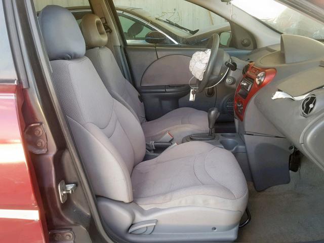 1G8AJ52FX4Z195407 - 2004 SATURN ION LEVEL BURGUNDY photo 5