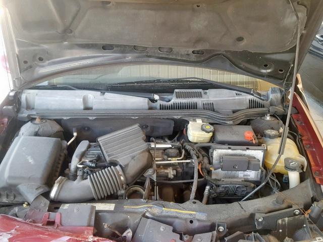 1G8AJ52FX4Z195407 - 2004 SATURN ION LEVEL BURGUNDY photo 7