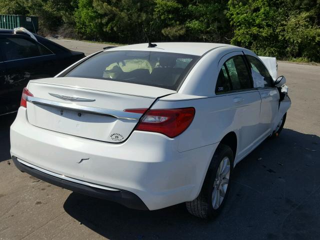 1C3CCBBB5CN127689 - 2012 CHRYSLER 200 TOURIN WHITE photo 4