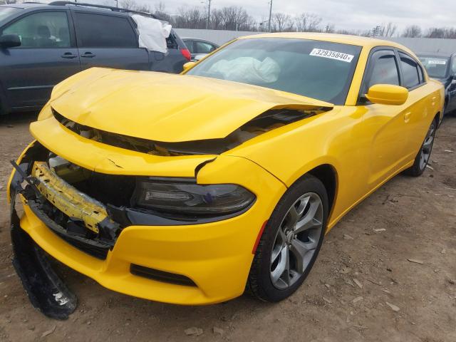 2C3CDXHG7HH505136 - 2017 DODGE CHARGER SXT  photo 2