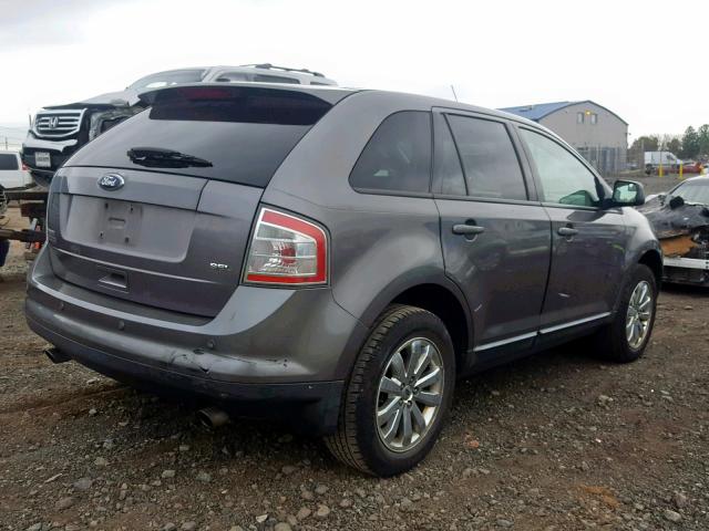 2FMDK3JC1ABA68986 - 2010 FORD EDGE SEL GRAY photo 4