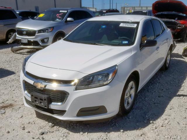 1G11B5SL4FF272438 - 2015 CHEVROLET MALIBU LS WHITE photo 2