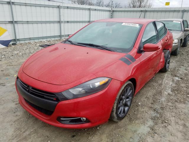 1C3CDFBB7GD529830 - 2016 DODGE DART SXT  photo 2