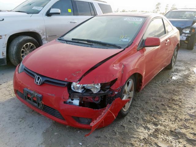 2HGFG12818H568491 - 2008 HONDA CIVIC EX  photo 2