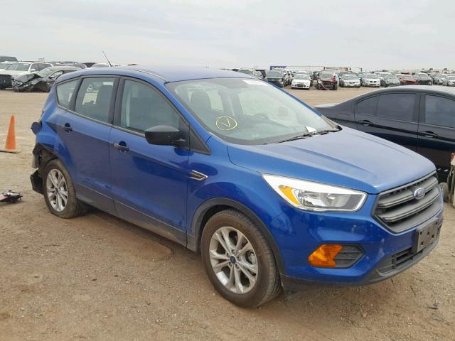 1FMCU0F73HUE35147 - 2017 FORD ESCAPE S BLUE photo 1