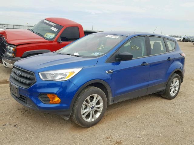 1FMCU0F73HUE35147 - 2017 FORD ESCAPE S BLUE photo 2