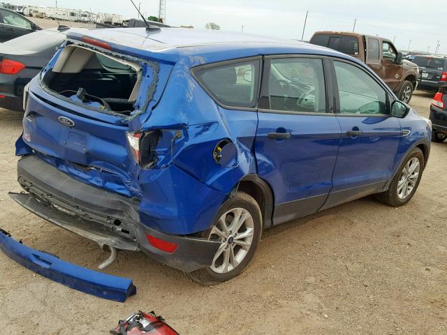 1FMCU0F73HUE35147 - 2017 FORD ESCAPE S BLUE photo 4