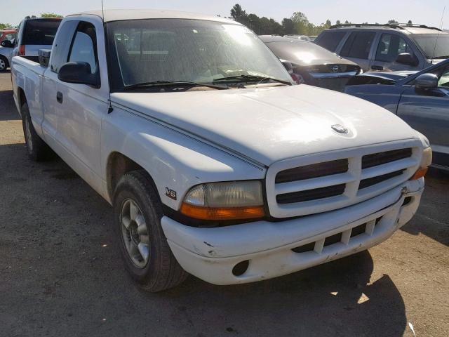 1B7GL22X4WS534000 - 1998 DODGE DAKOTA WHITE photo 1