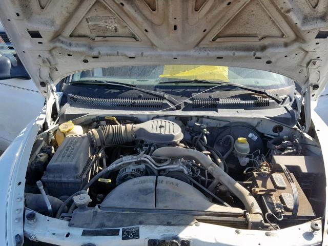 1B7GL22X4WS534000 - 1998 DODGE DAKOTA WHITE photo 7