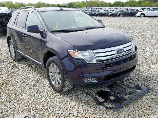 2FMDK48C67BA34322 - 2007 FORD EDGE SEL PURPLE photo 1