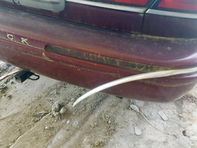 1G4HR52K2XH449756 - 1999 BUICK LESABRE LI BURGUNDY photo 9