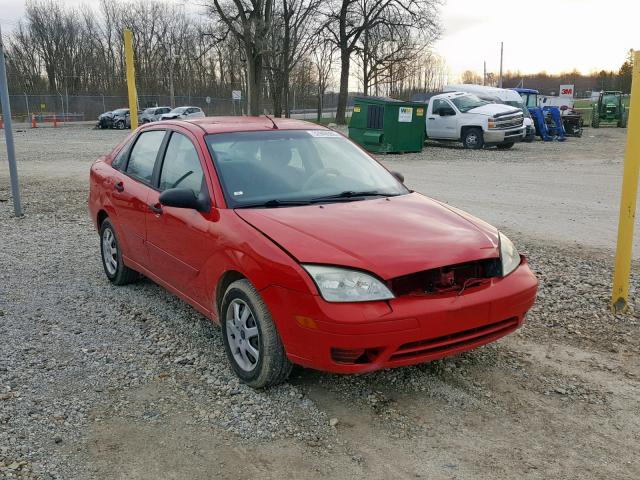 1FAFP34N15W251035 - 2005 FORD FOCUS ZX4 RED photo 1
