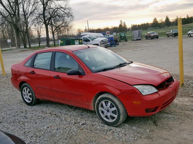 1FAFP34N15W251035 - 2005 FORD FOCUS ZX4 RED photo 9