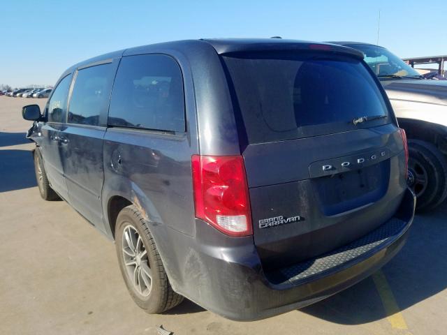 2C4RDGCG8ER381106 - 2014 DODGE GRAND CARAVAN SXT  photo 3