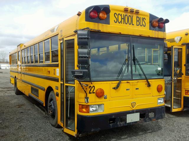 4DRBJABR34A969259 - 2004 IC CORPORATION 3000 YELLOW photo 1