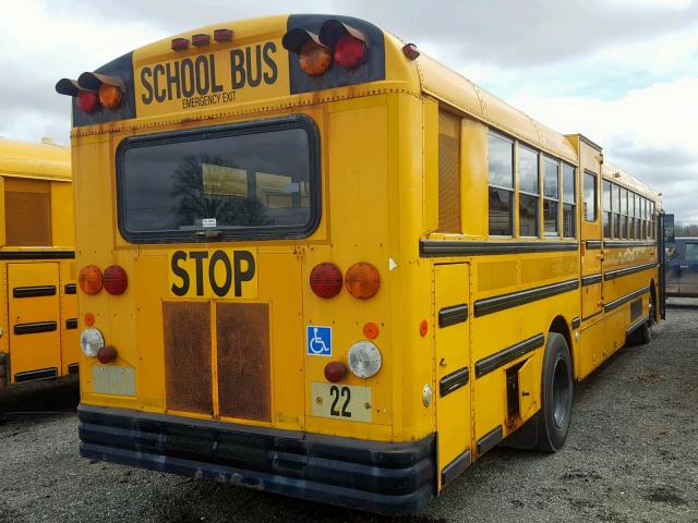 4DRBJABR34A969259 - 2004 IC CORPORATION 3000 YELLOW photo 4