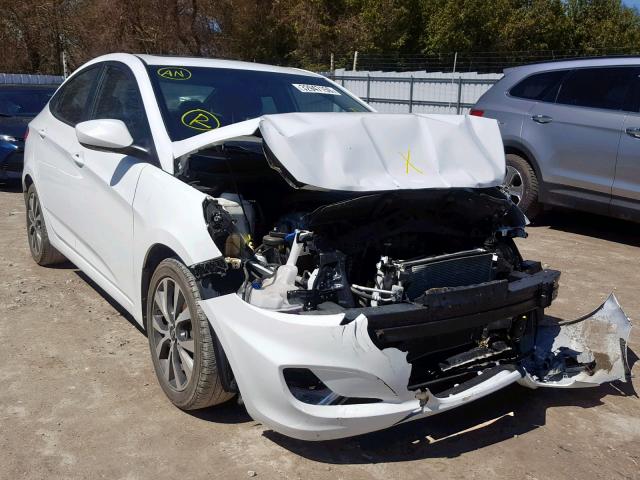 KMHCT4AE6HU245245 - 2017 HYUNDAI ACCENT SE WHITE photo 1