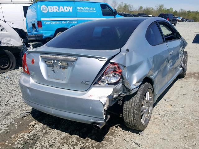 JTKDE177X50055485 - 2005 TOYOTA SCION TC ლურჯი ფოტო 4